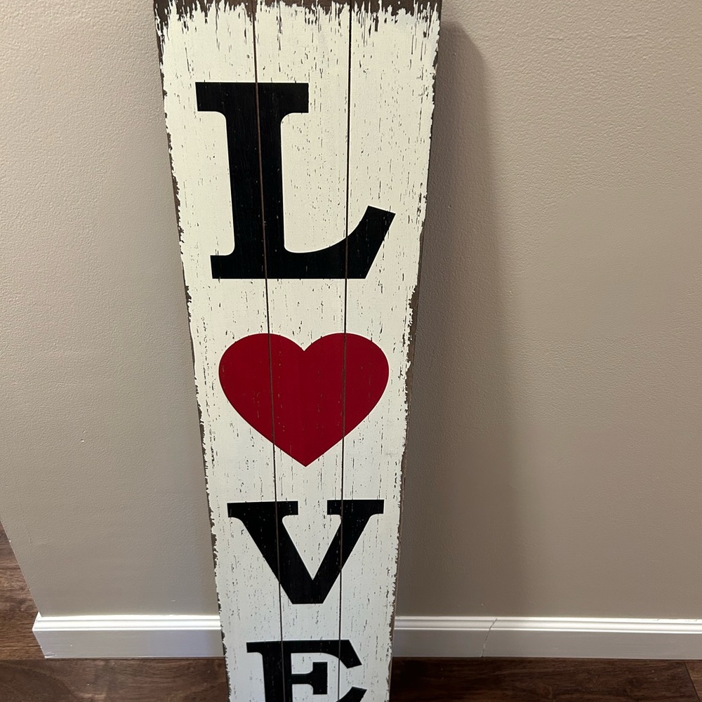 Hobby Lobby Love Wall Art - Black and Red